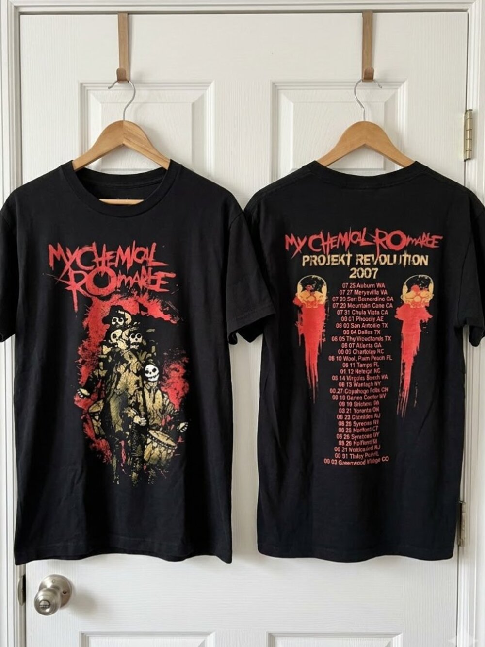My Chemical Romance MCR Projekt Revolution 2007 Tour T-Shirt